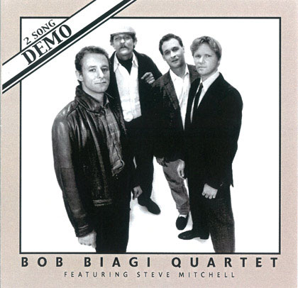 Cliff Erickson (R) In the Bob Biagi Quartet 1982
